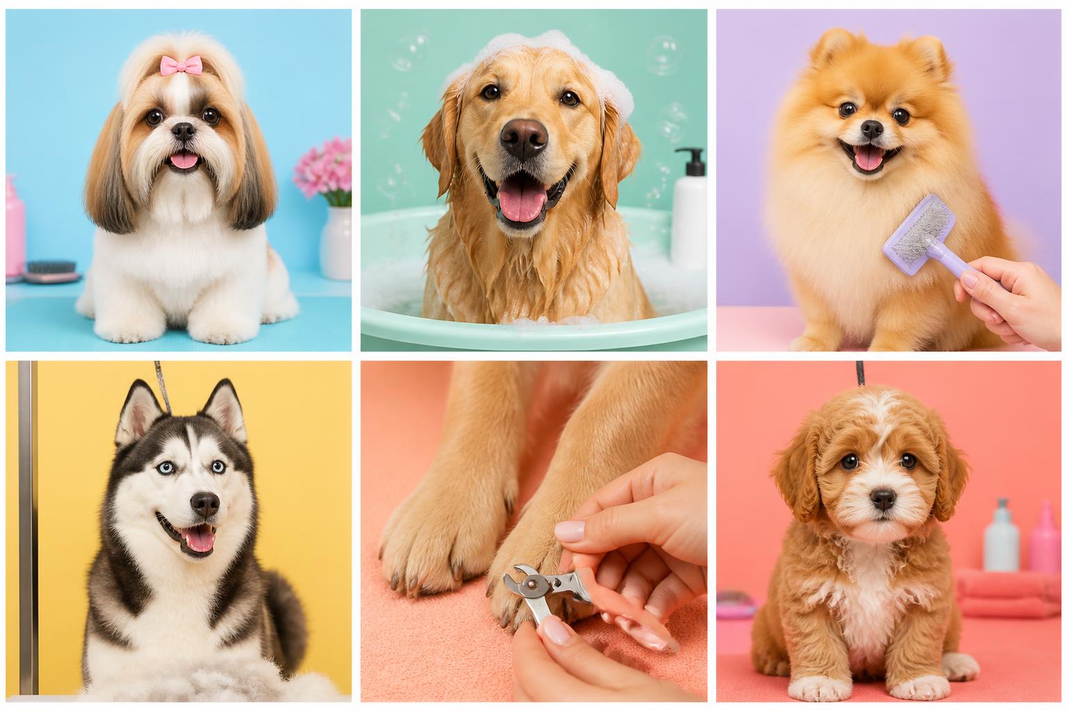 Full Groom dog grooming service